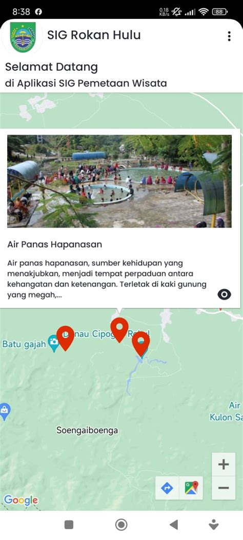 Aplikasi SIG Pemetaan Wisata Berbasis Android Jasa Pembuatan Website