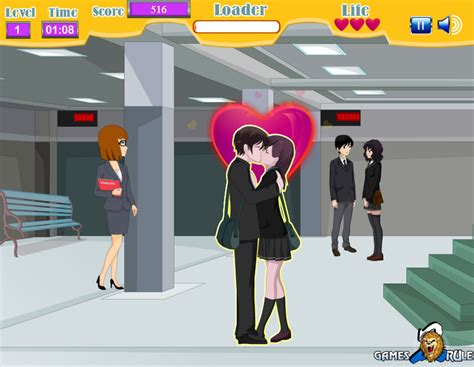 School Hall Kiss - Play Online on Flash Museum 🕹️