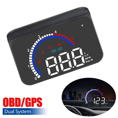 Buy Suparee Universal Digital Car Hud Head Up Display Obd Gps Dual