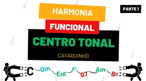 Harmonia Funcional Parte Centro Tonal Harmoniafuncional Youtube