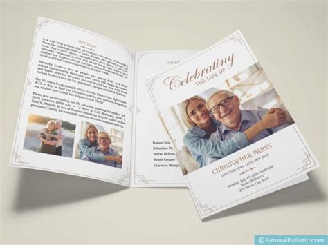 Celebration Of Life Template For A Beautiful Program Design-Download Now!