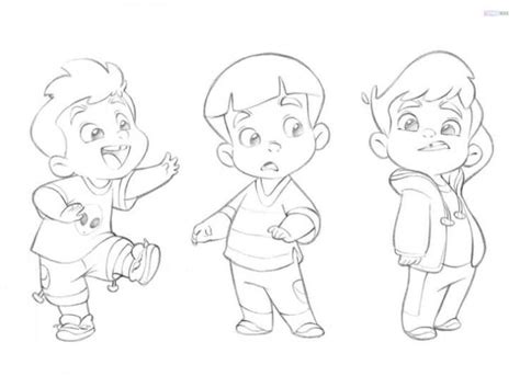 Drawing Cartoon Children Using Correct Proportions - Toons Mag