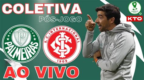 COLETIVA ABEL FERREIRA PÓS JOGO PALMEIRAS x INTERNACIONAL