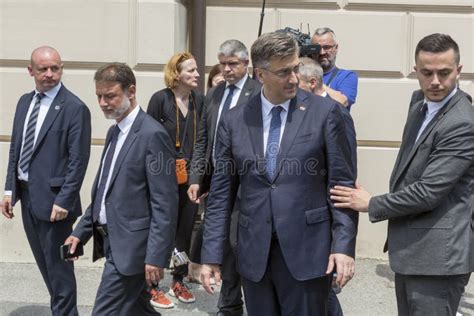 Croatian Prime Minister Andrej Plenkovic Editorial Stock Photo - Image ...