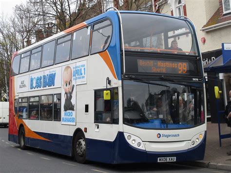 Stagecoach In Eastbourne 19019 MX06 XAU Lou Loves Scania Enviro300s