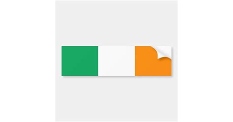 irish flag bumper sticker | Zazzle