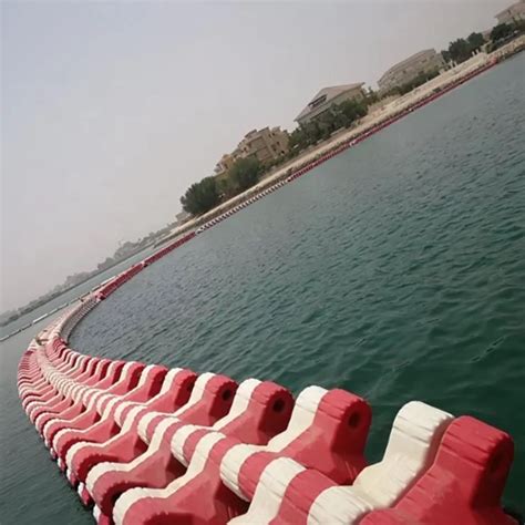 Floating Wave Attenuator Plastic Breakwater Hdpe Sea Barrier Good Price