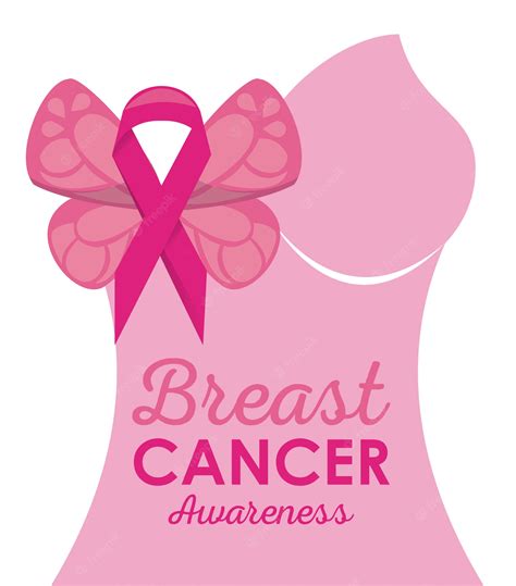 Premium Vector Breast Cancer Campaign Poster