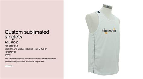 custom sublimated singlets