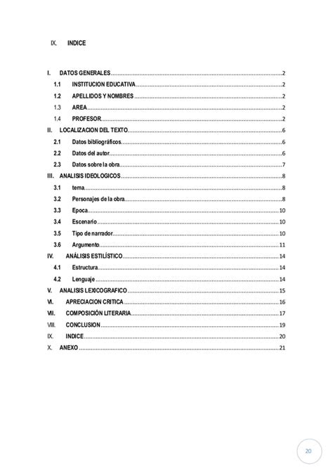 Analisis Literario Del Sexto PDF