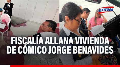 Fiscal A Allana Vivienda De C Mico Jorge Benavides Por Caso De Lavado