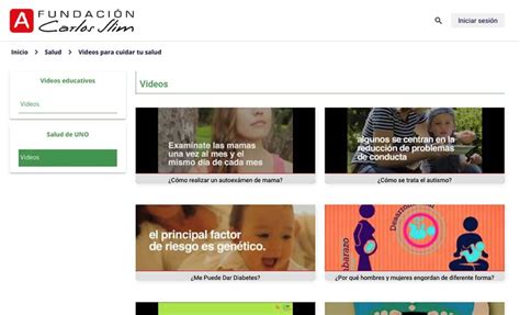 Accede A La Secci N Videos Para Cuidar Tu Salud De La Plataforma