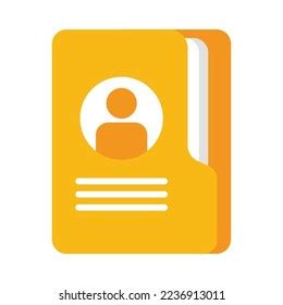 Personal Information Folder Vector Logo Icon Stock Vector Royalty Free