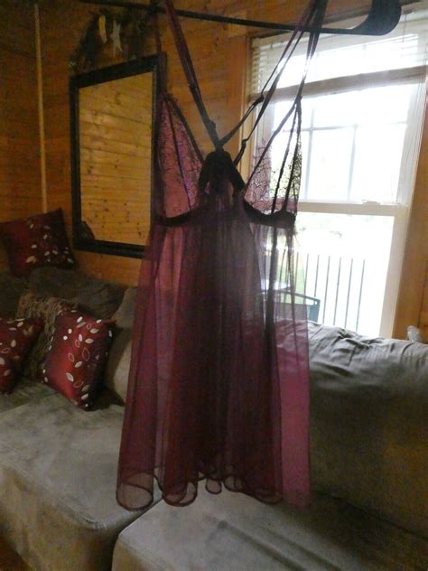 Victoria S Secret Sheer Lingerie Lace Babydoll Small Gem