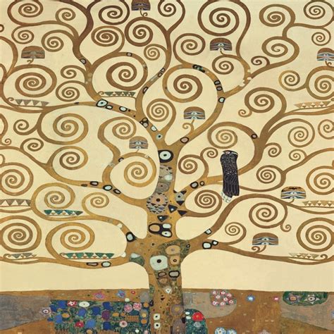 Cuadro famoso en canvas Gustav Klimt El árbol de la Vida II