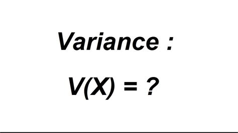 D Couvrir Imagen Formule De Calcul De La Variance Fr