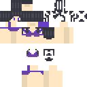 Bikini girl скин 128x128 для Minecraft PE и Bedrock Edition DimonPlay