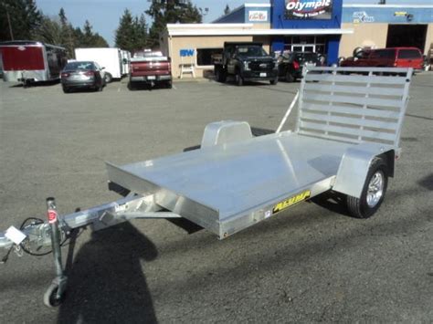 2023 Eagle Trailer Falcon 4x8 With Swing Up Jack D Rings Utility