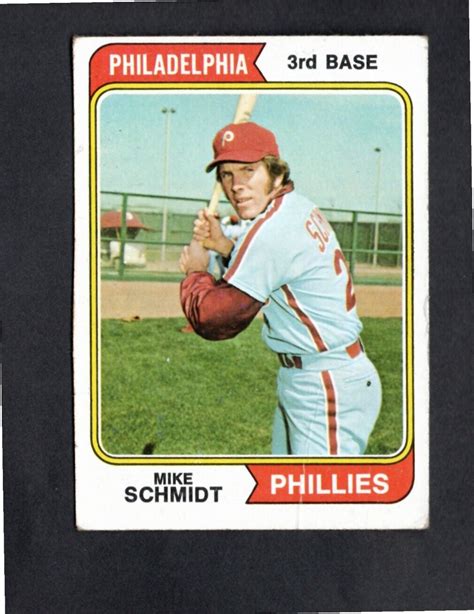 Topps Mike Schmidt Philadelphia Phillies Hof Please Read