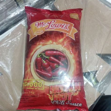 Jual SAOS MC LEWIS HOT N HOT CHILI 1 KG ALMIRA PLASTIK Shopee Indonesia