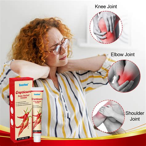 Hot Chili Pain Relief Cream Arthritis Knee Joint Sprain Ointment Rheumatoid Muscle Painkiller