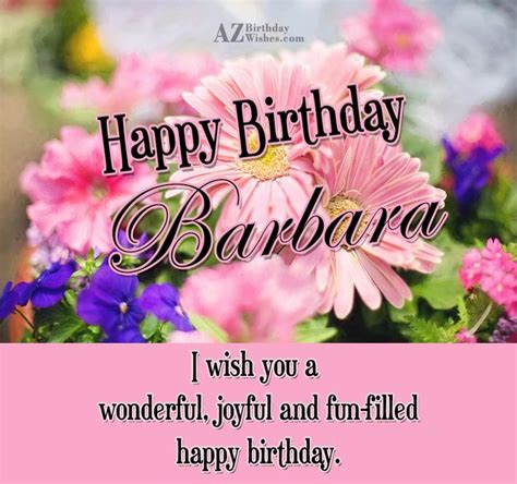 Happy Birthday Barbara Happy Birthday Birthday Cake 