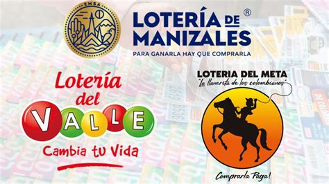 Lotería de Manizales Valle y Meta hoy miércoles 19 de julio Consulte