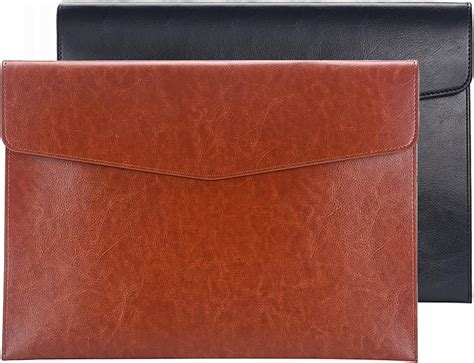 Amazon Enyuwlcm Pu Leather A File Folder Document Holder