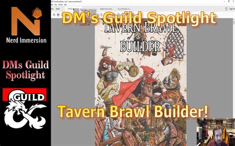 Dms Guild Spotlight Tavern Brawl Builder Dandd 5e Brawl Tavern