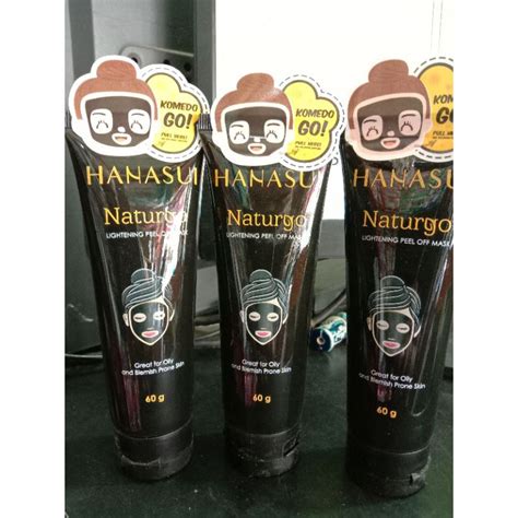 Jual Hanasui NaturGo Lightening Peel Off Mask 60gr Shopee Indonesia