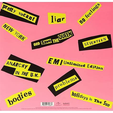 Sex Pistols Never Mind The Bollocks Here S The Sex Pistols Plak 2 LP 0602537795635