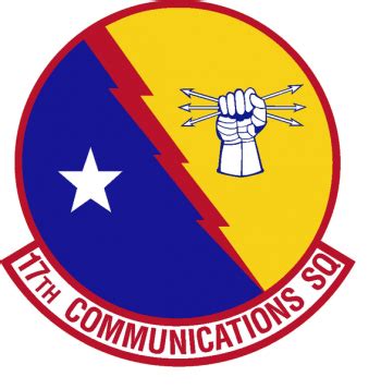 Coat Of Arms Crest Of Th Communications Squadron Us Air Force