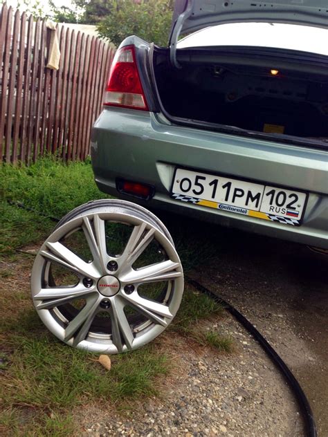 Литье — Nissan Almera Classic (B10), 1,6 л, 2007 года | колёсные диски ...