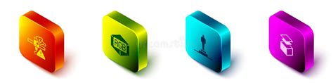 3d Rgb Square Icon Stock Illustrations 296 3d Rgb Square Icon Stock