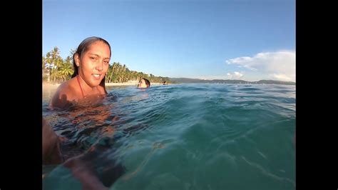 Mermaid Swimming In Boracay Youtube