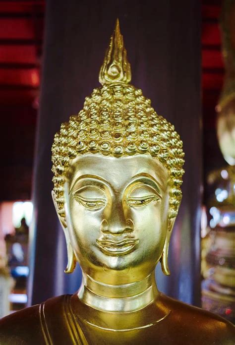 Bangkok Buddha Gold Meditation Buddhism Thailand Asia Temple