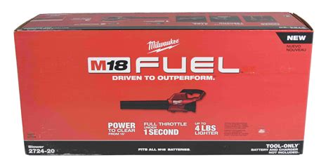 Milwaukee 2724-20 M18 FUEL 120 MPH 450 CFM 18-Volt Lithium Ion Brushle ...