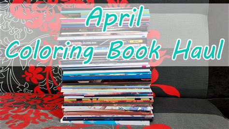 April Coloring Book Haul Youtube