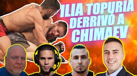 Ilia Topuria Derrib A Khamzat Chimaev Durante Un Entrenamiento Youtube