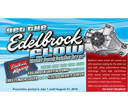 Edelbrock Victor Series Mechanical Water Pump