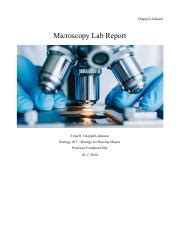 Microscopy Lab Report 2 Pdf Chappell Johnson Microscopy Lab Report