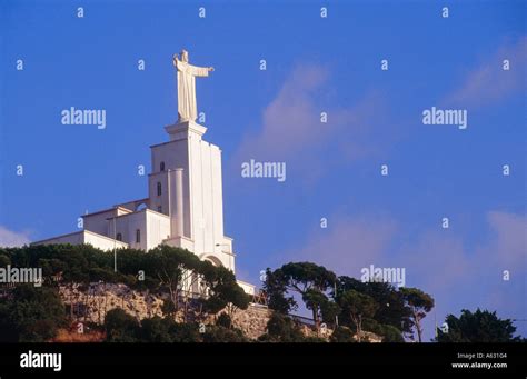 Low Angle View Of Jesus Christ Statue On Cloister Yasou El Malak