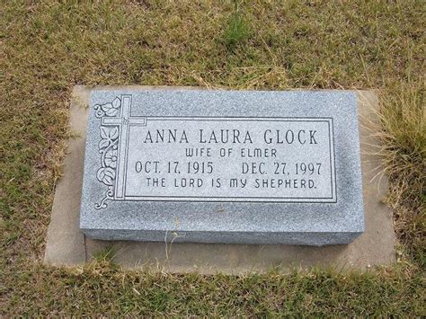 Anna Laura Akers Glock 1915 1997 Memorial Find A Grave