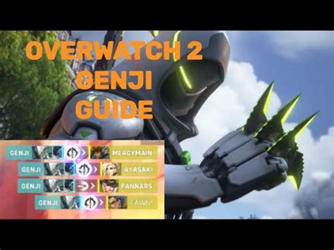 How To Play Genji Overwatch The Ultimate Guide Genji Gameplay