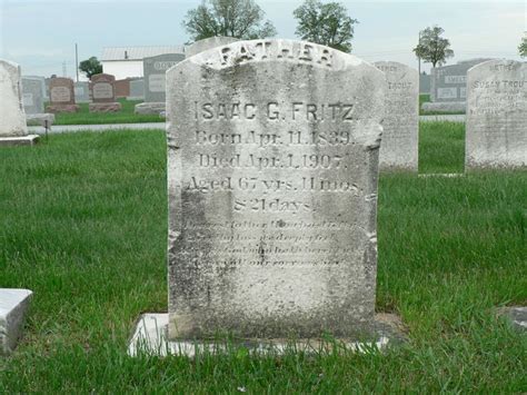 Isaac Groff Fritz M Morial Find A Grave