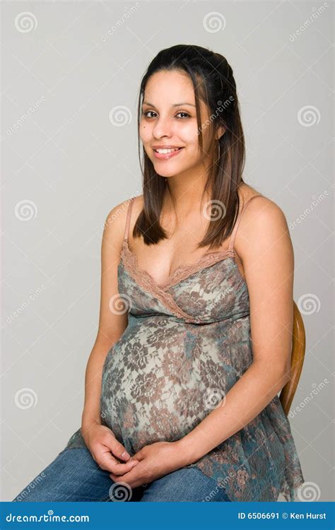 Beautiful Pregnant Latina Woman Royalty Free Stock Photo CartoonDealer 22436781