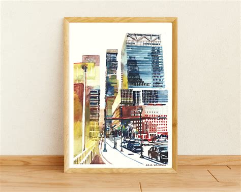 Jersey City Art Print New Jersey Art Print New Jersey Print - Etsy