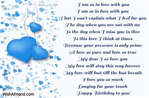 Love Birthday Poems