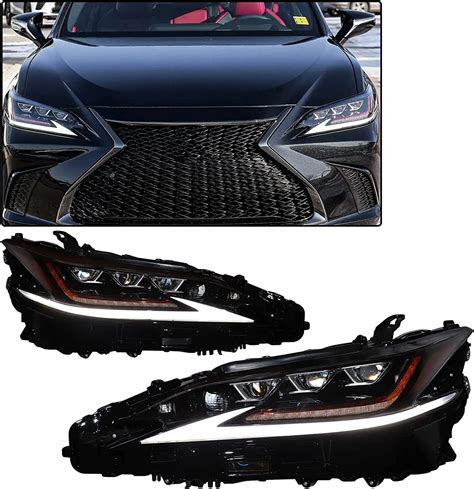 Led Headlights Assembly For Lexus Es 250 300h 350 2019 2020 2021 2022 Trible Beam Headlamps