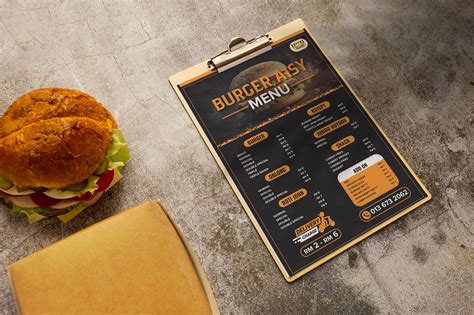 Burger Menu Design :: Behance